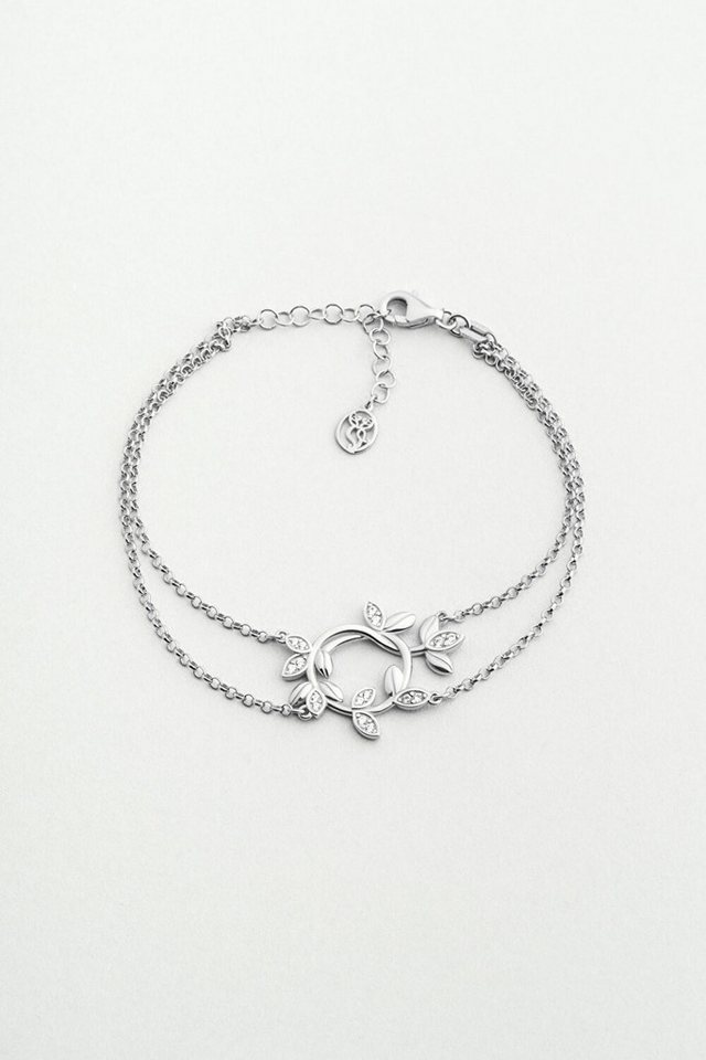 So CHIC... Armband 18K Weißgold pl. Silberarmband 19cm von So CHIC...