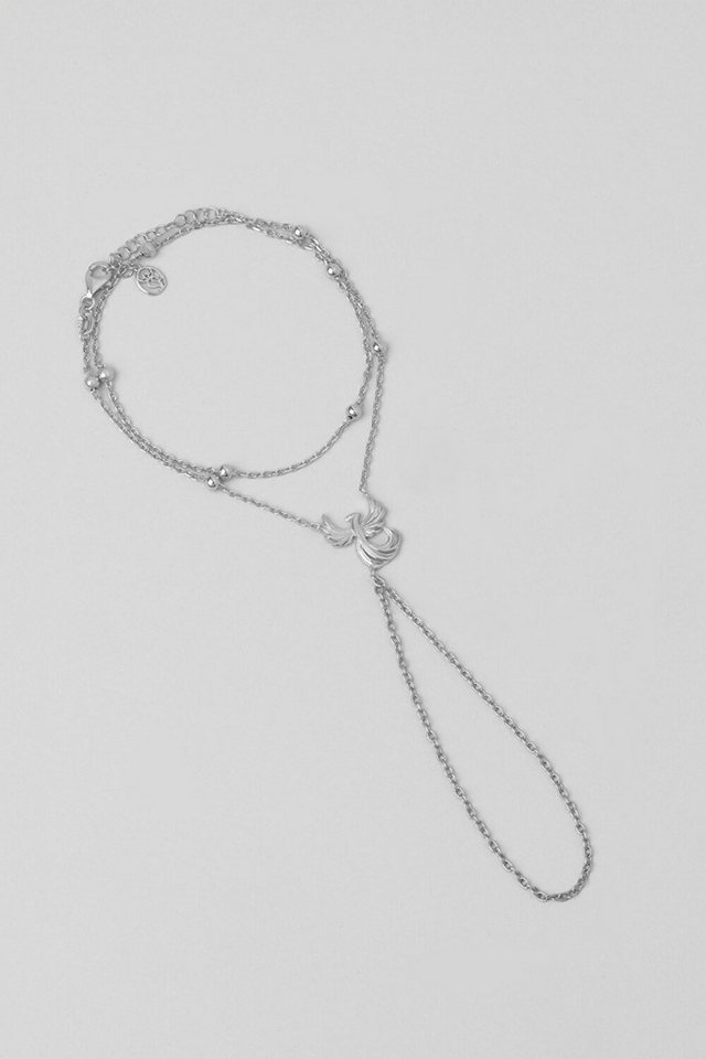 So CHIC... Armband 18K Weißgold plattierte Silber Handkette von So CHIC...