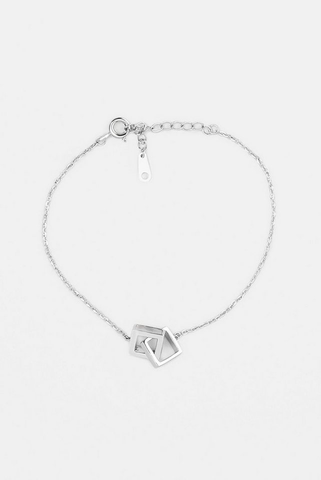 So CHIC... Armband 18K Weißgold plattierte Silberkette Armband von So CHIC...