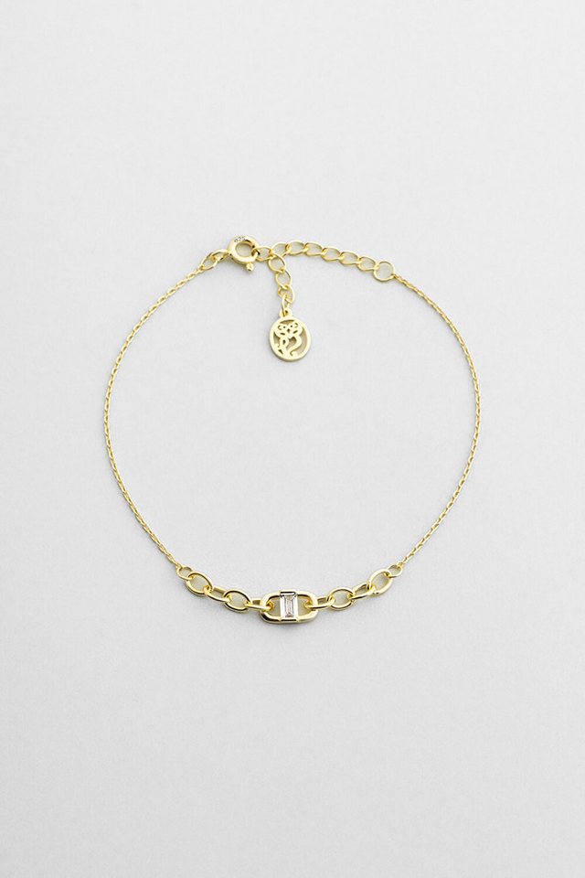 So CHIC... Armband 18K vergoldetes Silberarmband 19cm von So CHIC...