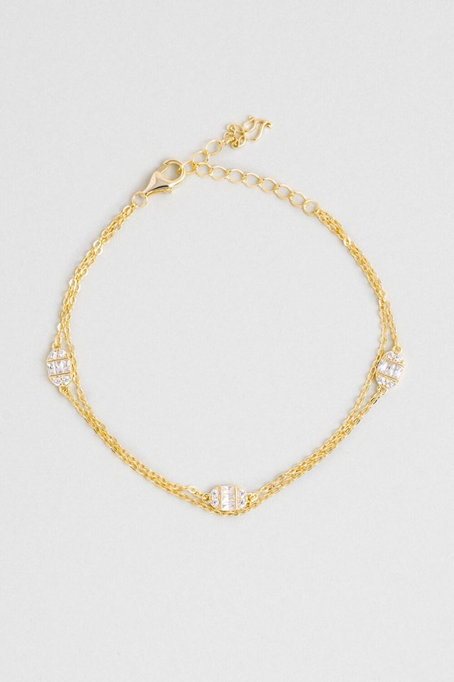 So CHIC... Armband 18cm 18K vergoldetes Silberarmband von So CHIC...