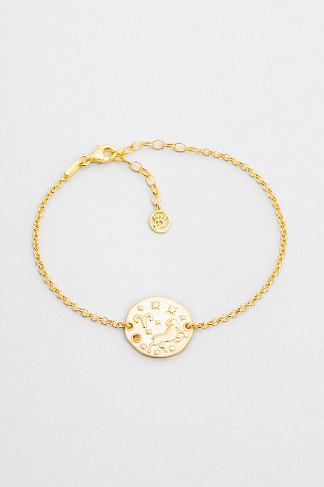 So CHIC... Armband Aries 18K Gelbgold beschichtet 20 cm Silber Armband von So CHIC...