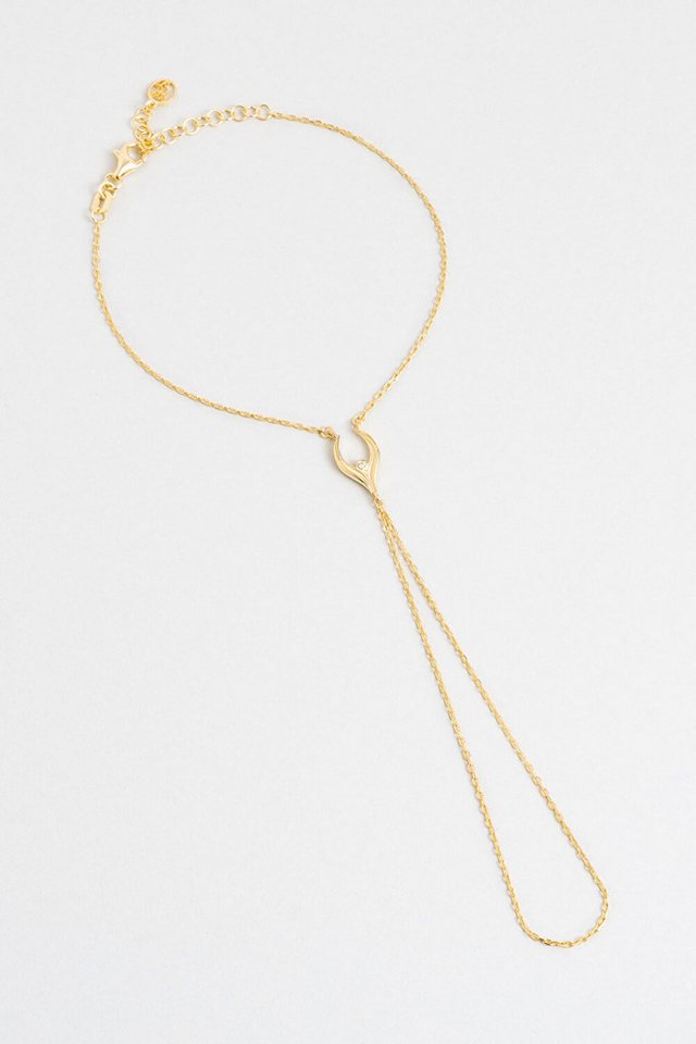 So CHIC... Armband Goldplattierte Silber 20cm Handkette von So CHIC...