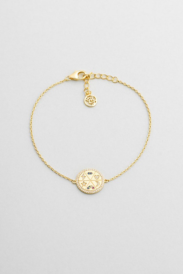 So CHIC... Armband Goldplattiertes Silberarmband 19cm von So CHIC...