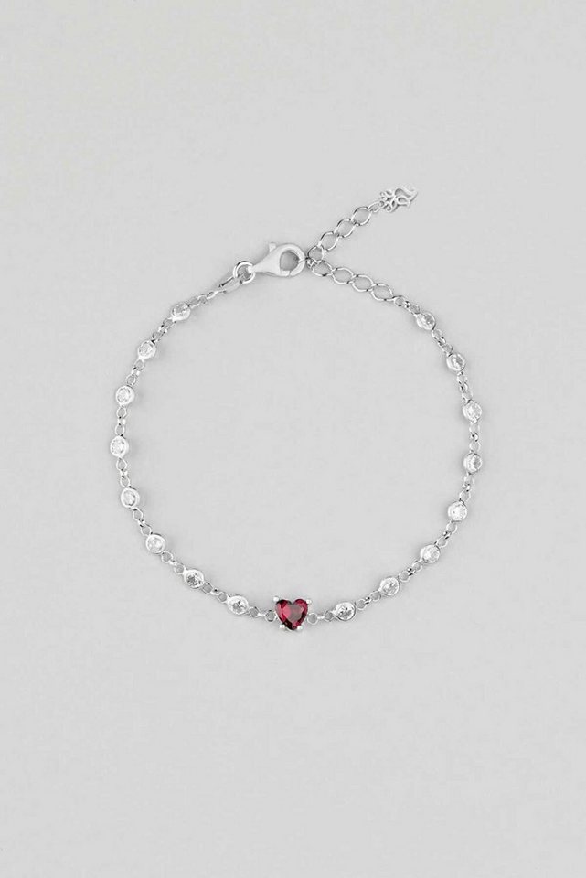 So CHIC... Armband Liebespfad 18K Gelbgold beschichtet 19 cm Silberarmband von So CHIC...