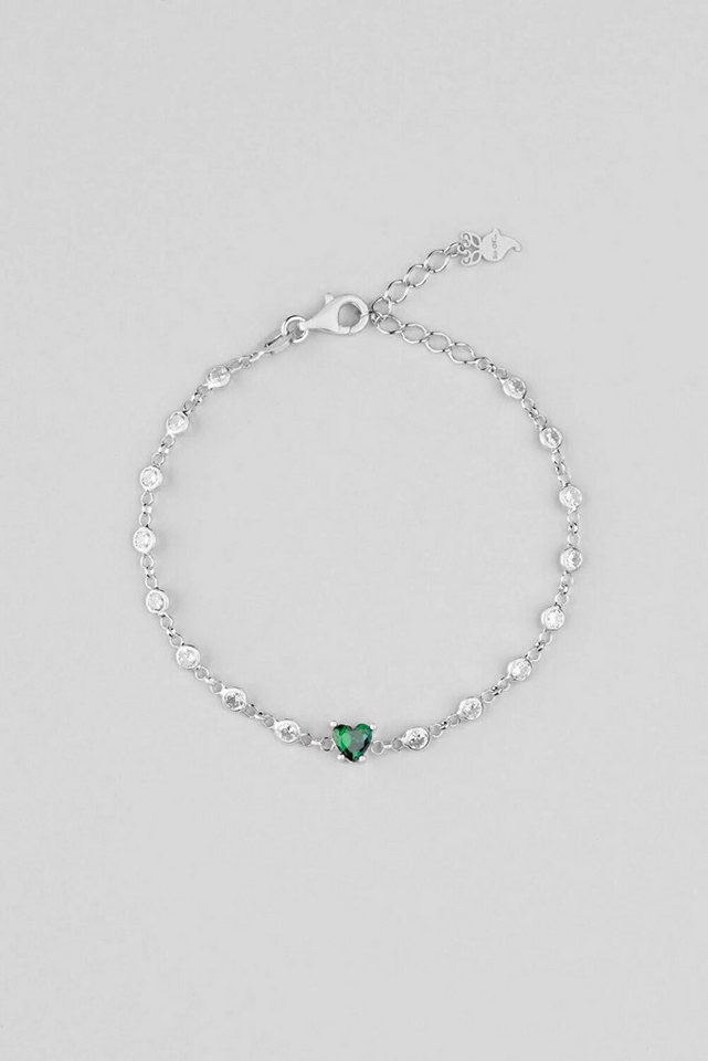 So CHIC... Armband Liebespfad 18K Gelbgold beschichtet 19 cm Silberarmband von So CHIC...