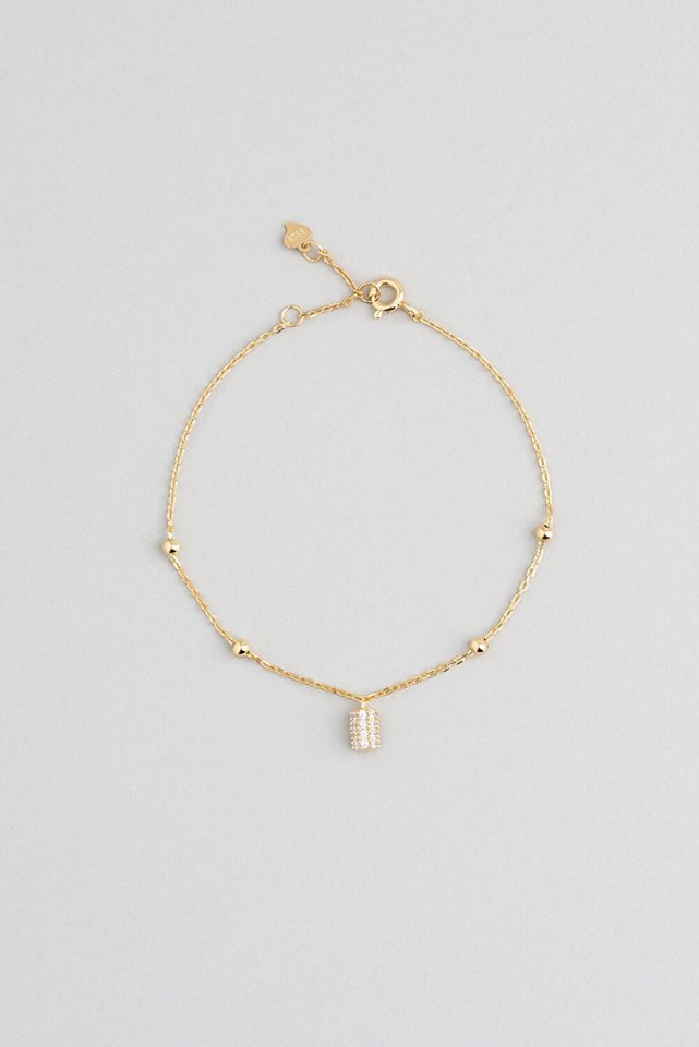 So CHIC... Armband Minimal 18cm vergoldetes Silberarmband von So CHIC...