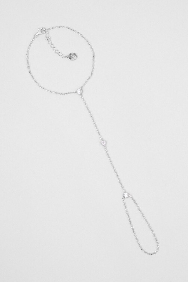 So CHIC... Armband Minimalist 18K Weißgold Plattiert 24cm Armband von So CHIC...