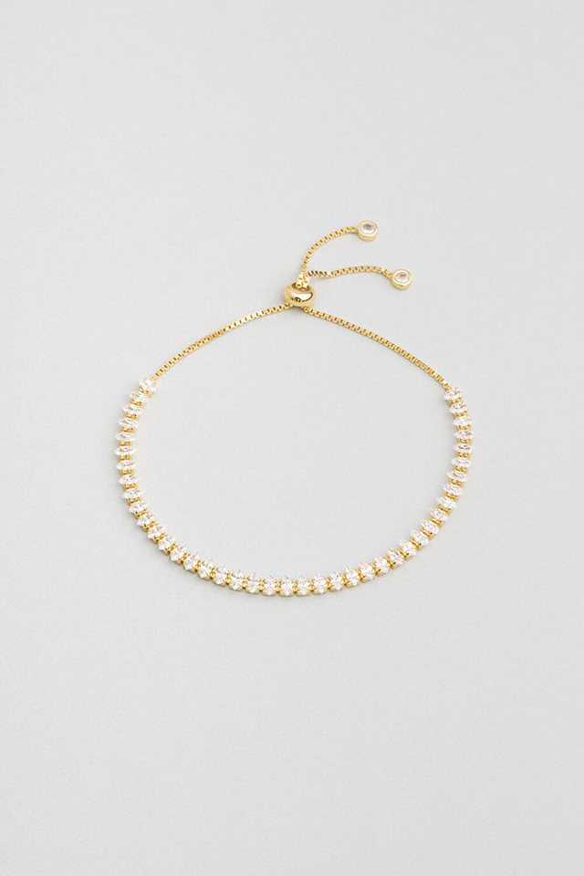So CHIC... Armband Moderne Gestaltung 18K Gelbgold plattiert verstellbares Silber Wasserw von So CHIC...