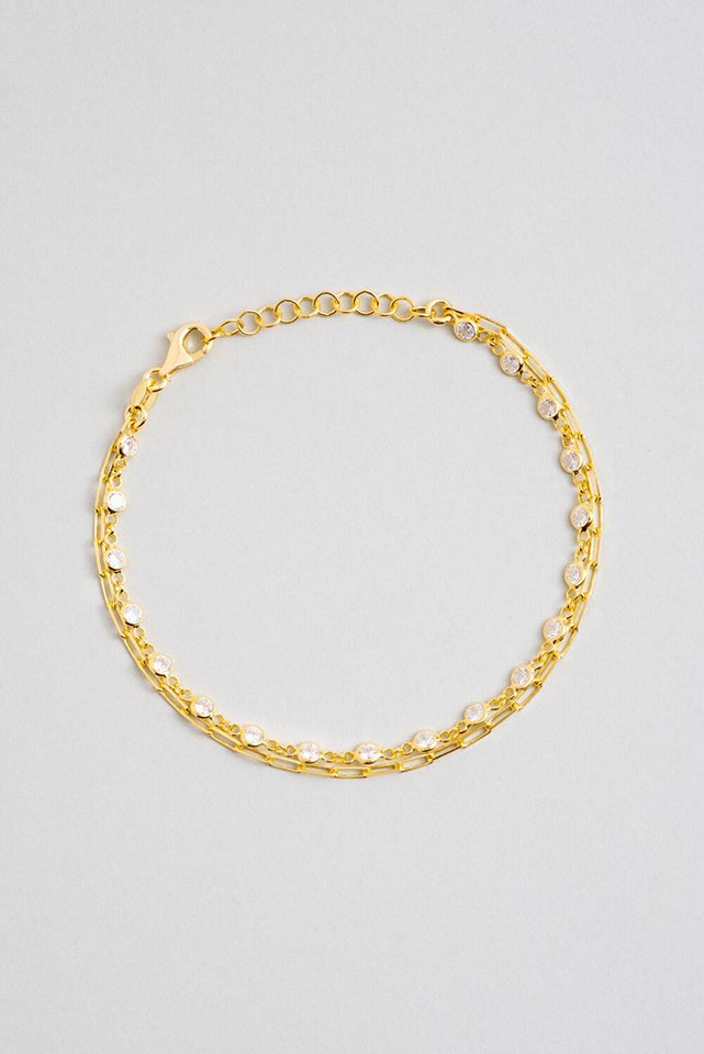 So CHIC... Armband Modernes Design 18K vergoldetes Silberarmband von So CHIC...