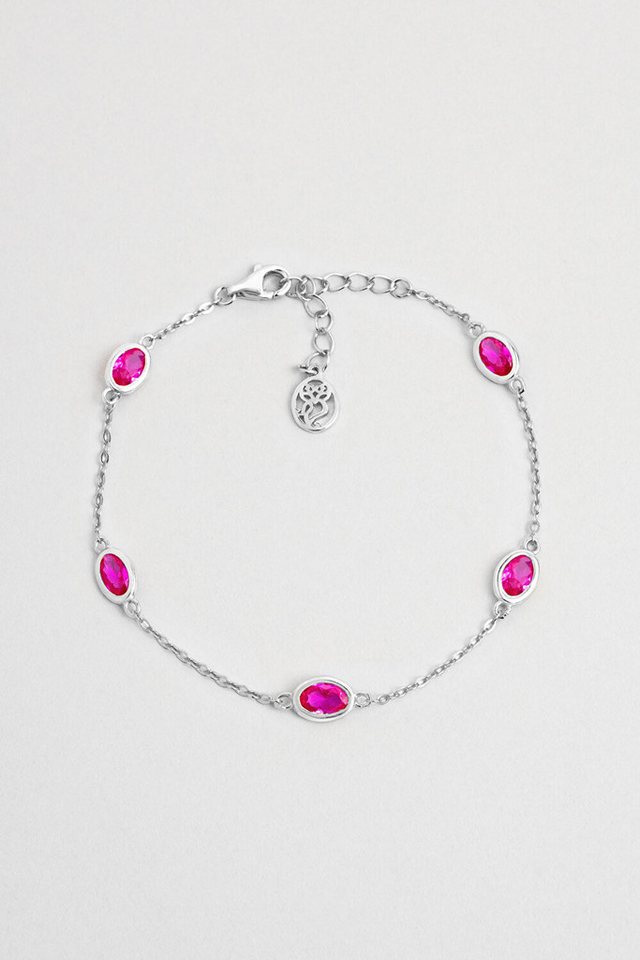 So CHIC... Armband Rosa Traum 18K vergoldetes Silberarmband von So CHIC...