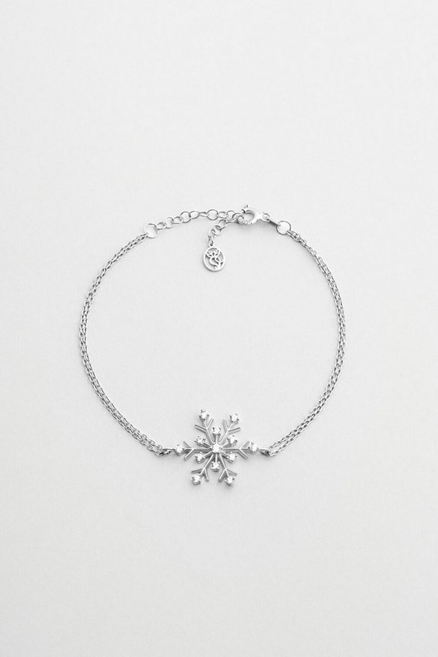 So CHIC... Armband Snowland 18K Weißgold Plattiert 20cm Armband von So CHIC...