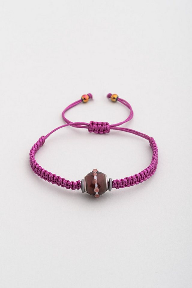 So CHIC... Armband Verstellbares Silberarmband mit Murano-Glas von So CHIC...