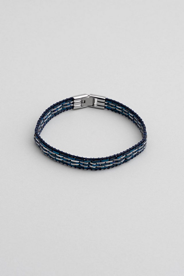 So CHIC... Armreif Navy Hämatit Stein Herrenarmband 21cm von So CHIC...
