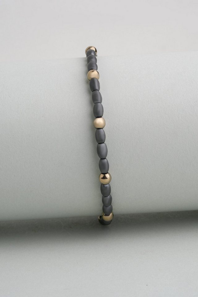 So CHIC... Armreif Silber Hämatit Steinarmband 21cm von So CHIC...