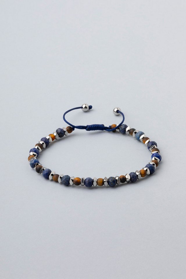 So CHIC... Armreif Verstellbares Stahlarmband mit Lapislazuli von So CHIC...