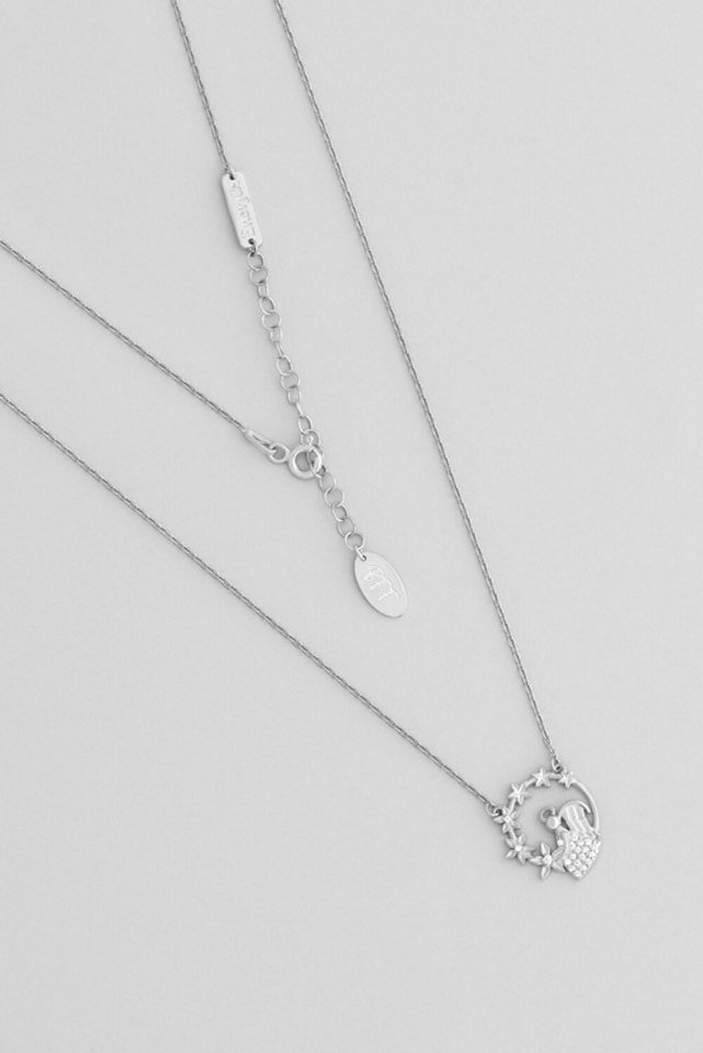 So CHIC... Collier Energetischer Bff 18 Karat Weißgold plattiert 47 cm Silber Freundschaf von So CHIC...