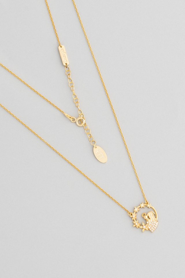 So CHIC... Collier Energetischer Bff 18K Gelbgold plattiert 47 cm Silber Freundschaftsket von So CHIC...