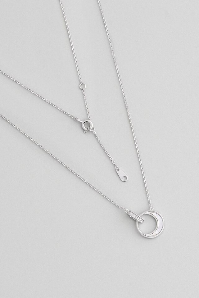 So CHIC... Kette mit Einhänger 18K Weißgold Plattiert Minimalistische Kette von So CHIC...