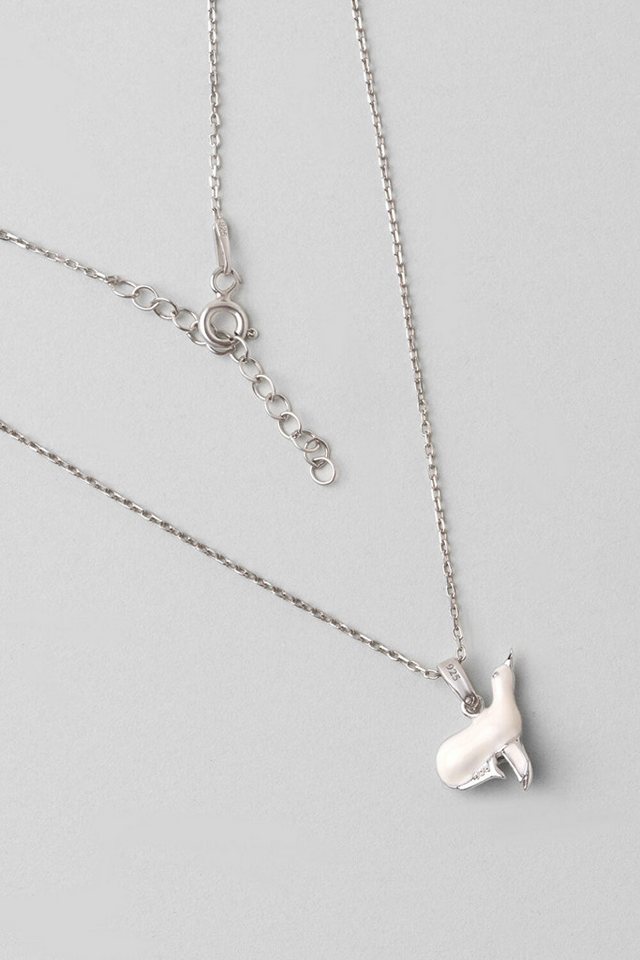 So CHIC... Kette mit Einhänger 18K Weißgold Plattierter Fisch Anhänger von So CHIC...