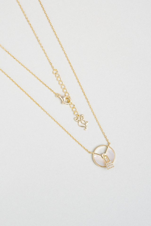 So CHIC... Kette mit Einhänger 18K vergoldete Silberkette 45cm von So CHIC...