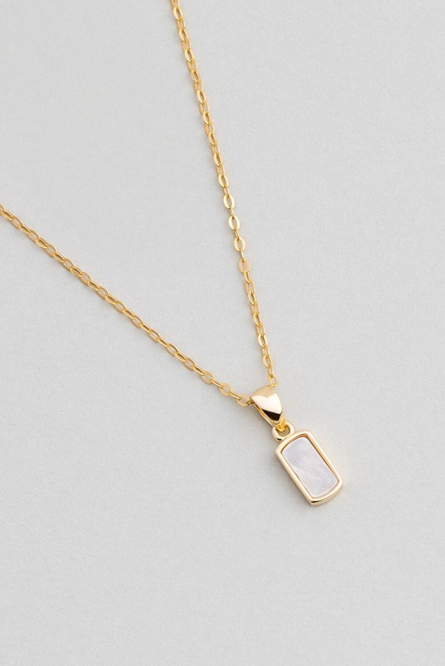 So CHIC... Kette mit Einhänger 18K vergoldete Silberkette von So CHIC...