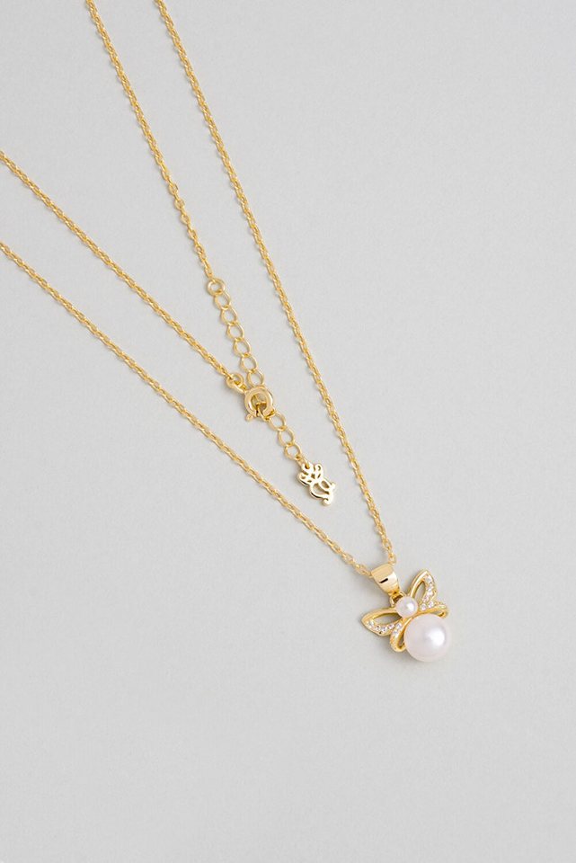 So CHIC... Kette mit Einhänger Goldplattierte Silberkette 43cm von So CHIC...