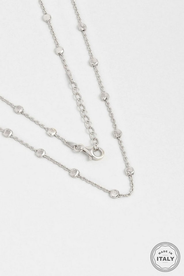 So CHIC... Kette mit Einhänger Italienische Aurora 18K Weißgold Kette 44cm von So CHIC...