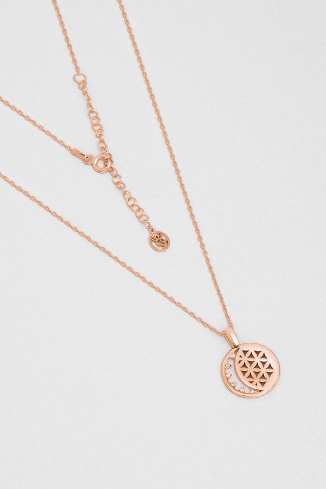 So CHIC... Kette mit Einhänger Minimal 18K Roségold Plattiertes Collier 45cm von So CHIC...