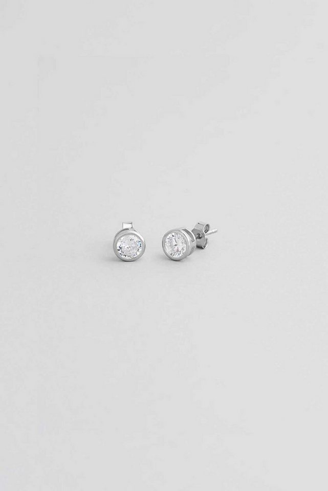 So CHIC... Paar Ohrhänger 18K Weißgold Plattierte Unisex Silber Ohrringe von So CHIC...