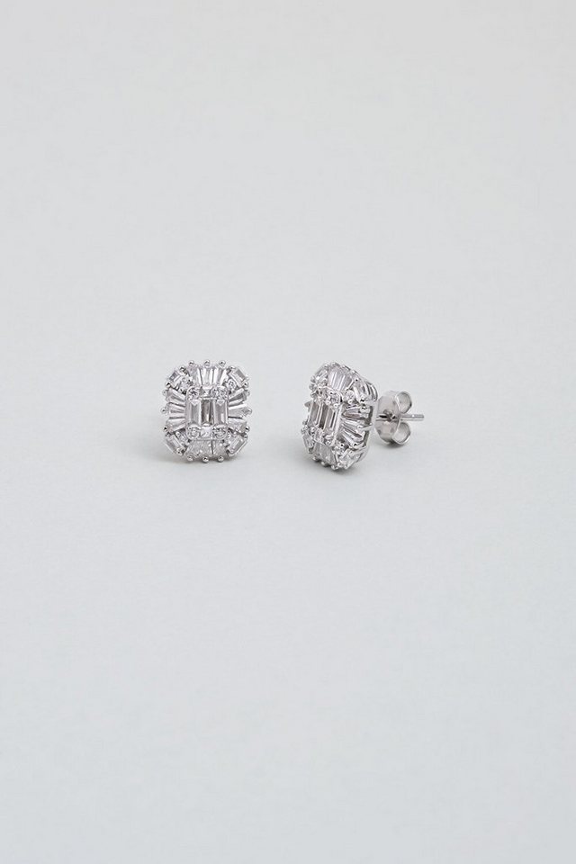 So CHIC... Paar Ohrhänger 18K Weißgold plattierte Silber Ohrringe von So CHIC...