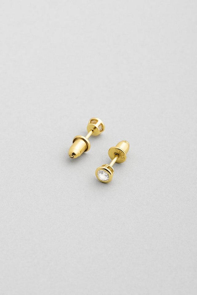 So CHIC... Paar Ohrhänger 18K vergoldete Silber Ohrstecker von So CHIC...