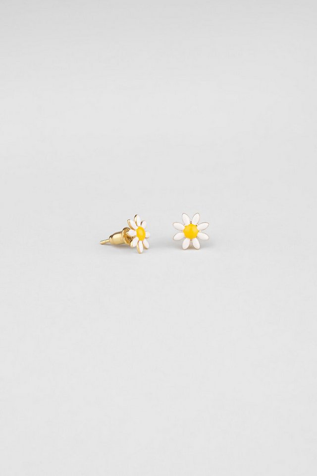 So CHIC... Paar Ohrhänger Kyoto Daisy 18K vergoldete Silber Ohrringe von So CHIC...