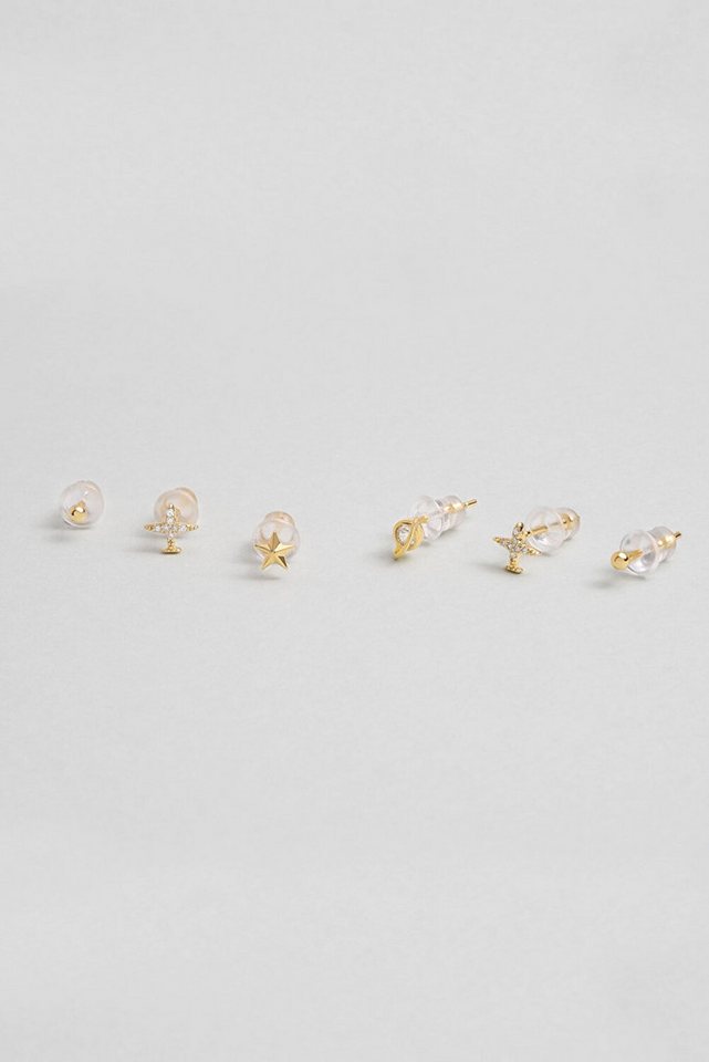 So CHIC... Paar Ohrhänger Star Passage 18K vergoldete Silber Ohrringe von So CHIC...