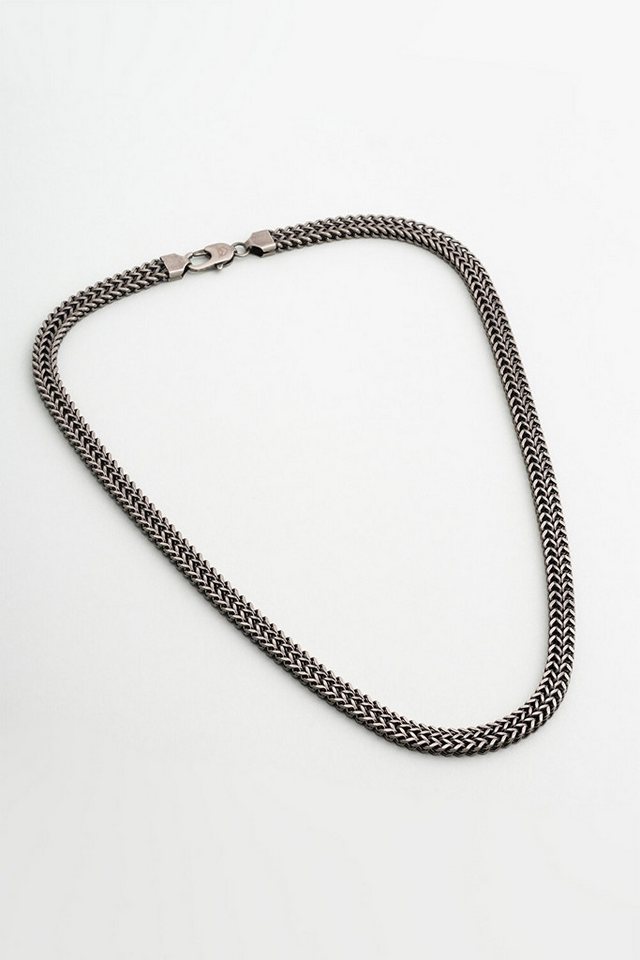 So CHIC... Silberkette Einzigartige 60cm Stahl Herren Halskette von So CHIC...