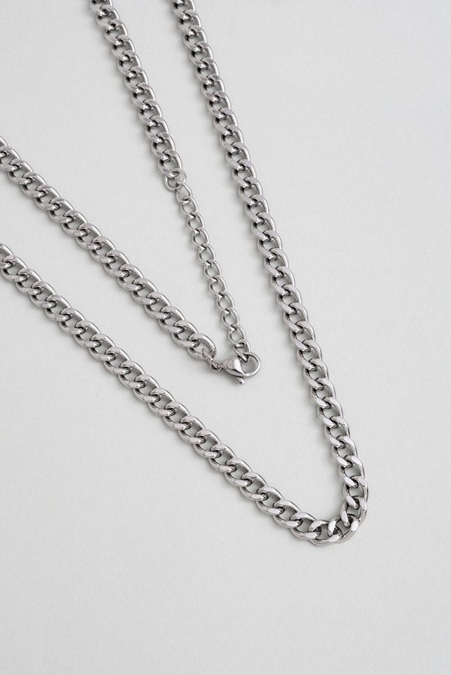 So CHIC... Silberkette Gewebte Stahl Herren Halskette von So CHIC...