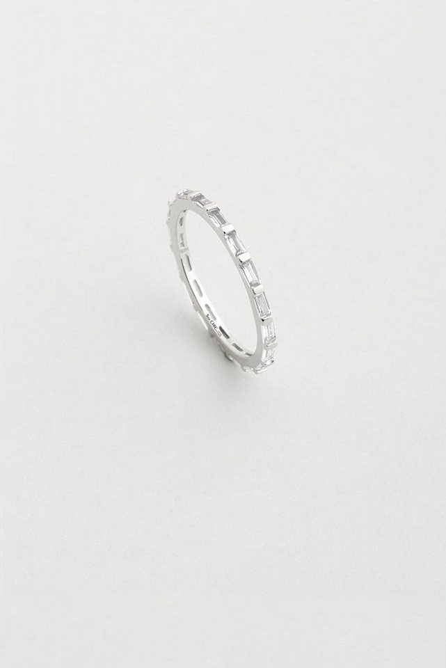 So CHIC... Silberring 18K Weißgold plattierter Silberring von So CHIC...