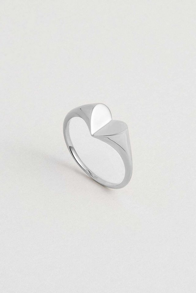 So CHIC... Silberring Love Labyrinth 18K Weißgold Ring von So CHIC...