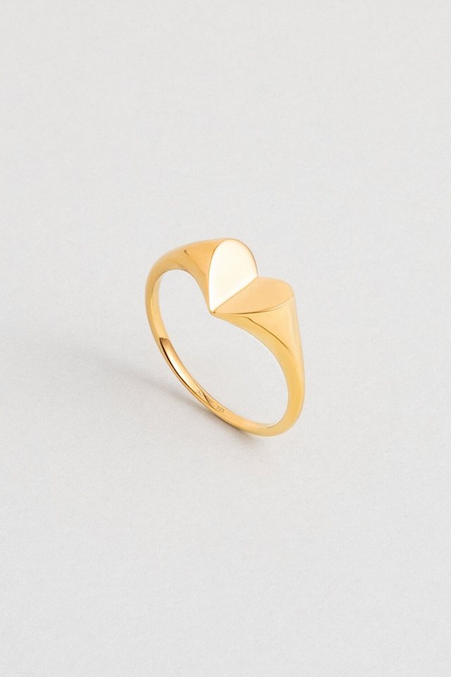 So CHIC... Silberring Love Labyrinth 18K vergoldeter Silberring von So CHIC...