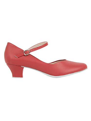 So Danca CH791 rot mit Pirou® Schuhbeutel 10 (EU 40.5) von Só Dança