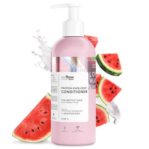 So!Flow Conditioner Haar Porositätspflege Conditioner - Belebt sprödes Haar mit Centella Asiatica Extrakt - Repariert Schäden für wunderschönes, widerstandsfähiges Haar Haarpflege Damen Spülung Haare von So!Flow