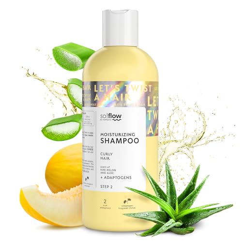 So!Flow Vitalität Shampoo Damen für lockiges Haar mit Proteinen und Pflanzenextrakten - Enthülle die wahre Schönheit deiner Locken. Perfekt für Damen und Naturlocken: Haarshampoo Damen Schampoo von So!Flow