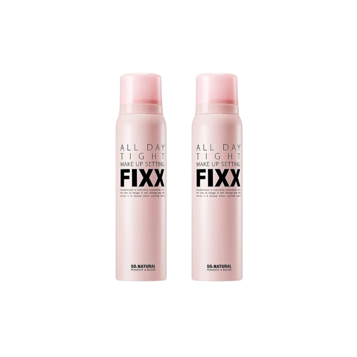 So Natural - All Day Tight Make Up Setting Fixx - 75ml (2ea) Set von So Natural
