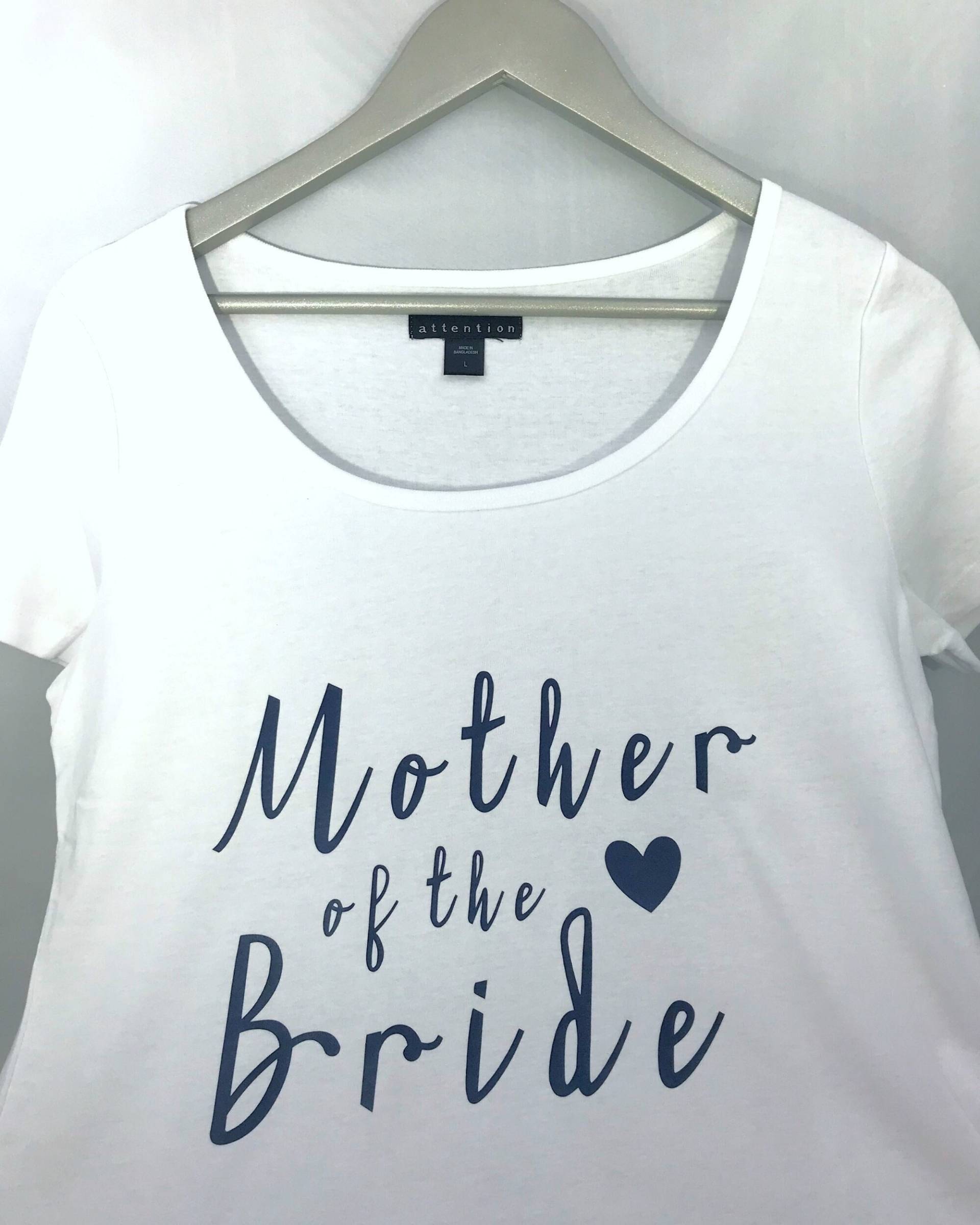 Brautmutter T-Shirt | Mutter Bräutigam Hochzeit Braut Party Shirt von SoBeautifulGiftBoxes