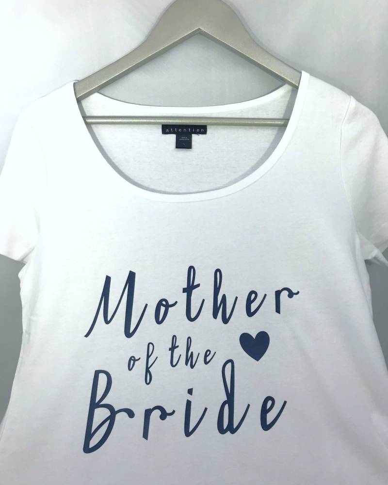 Brautmutter T-Shirt | Mutter Bräutigam Hochzeit Braut Party Shirt von SoBeautifulGiftBoxes