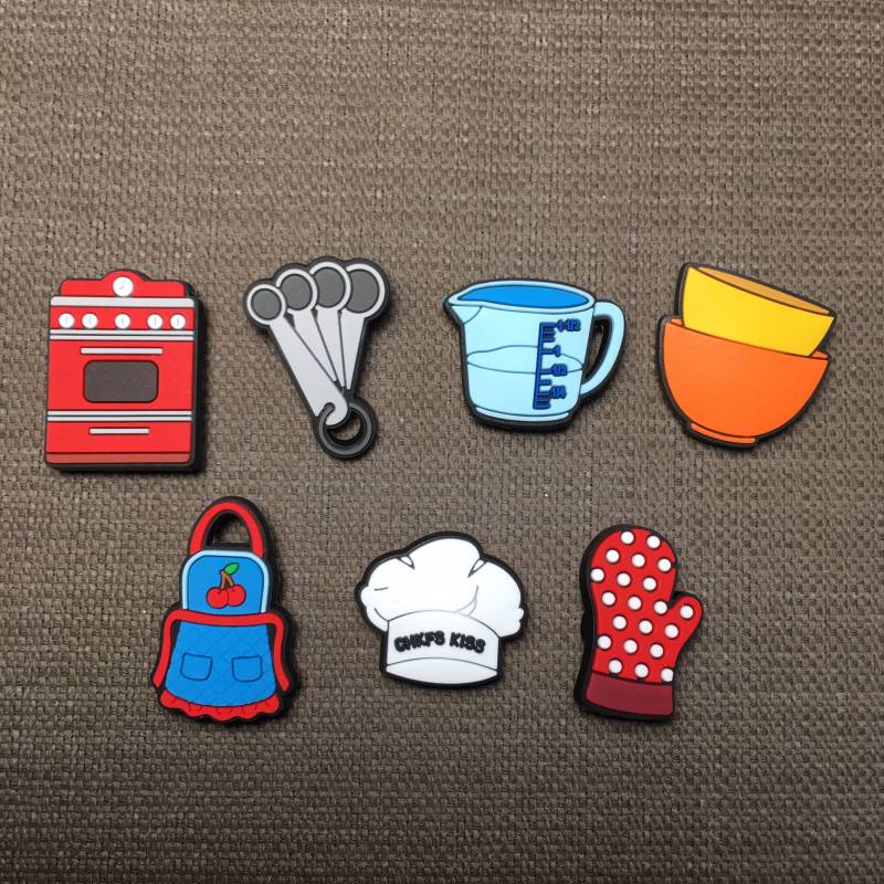 Kochen Chef Croc Charm Set von SoCharmedAF