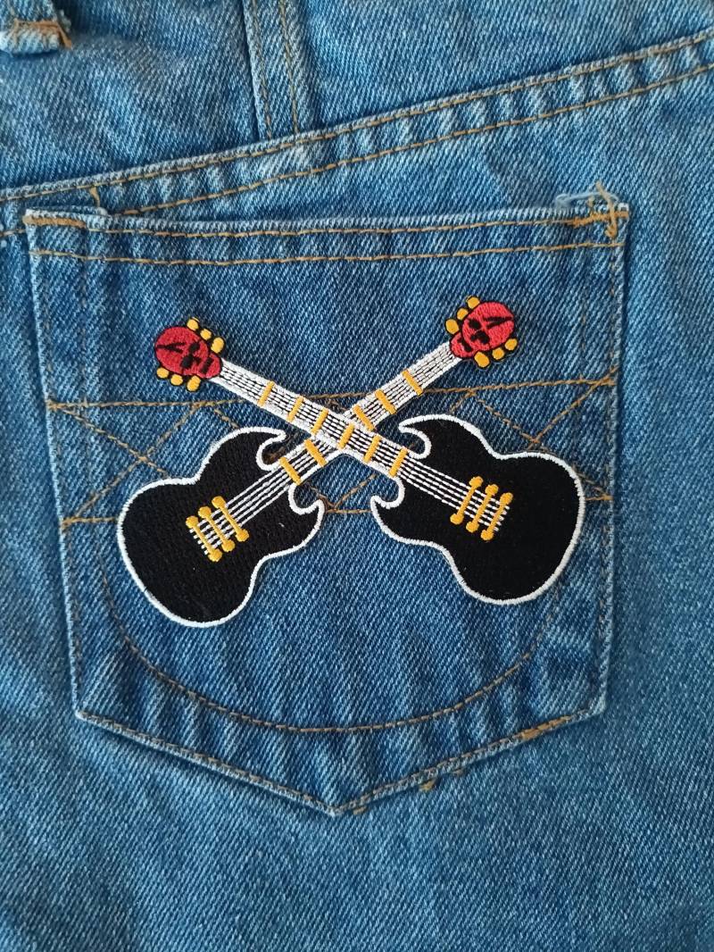 Gitarre Musik Song Patch Cooles Abzeichen Aufnäher Zum Aufbügeln Für Jacken Jeans Mützen T-Shirt Diy Einzigartiges Geschenk Gitarre Musik Song Patch Cooles Abzeichen Aufnäher Zum Aufbügeln Für Jacken Jeans Mützen T-Shirt Diy Einzigartiges Geschenk von SoCutePatches