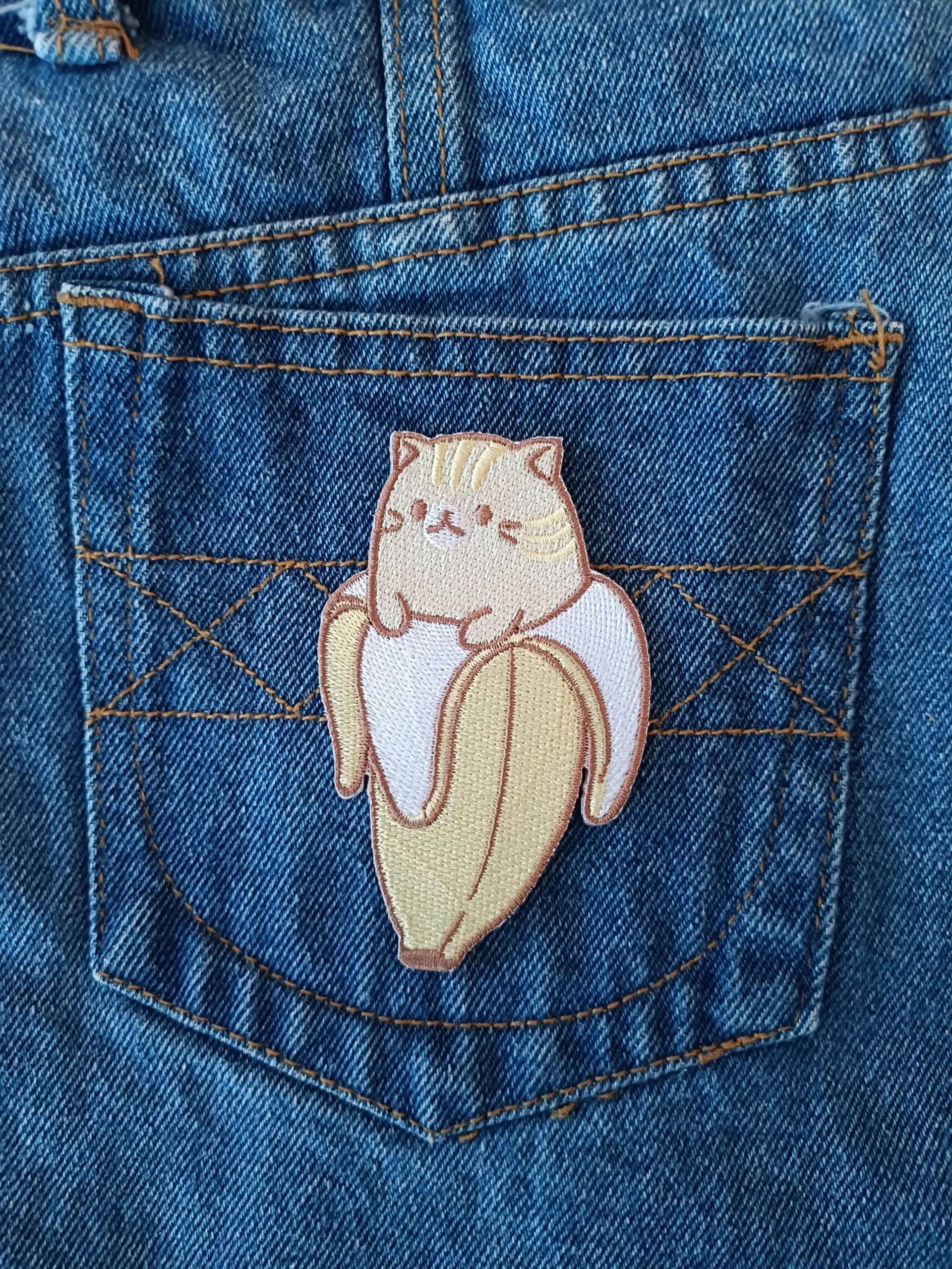 Katzen Patch Bananen Aufnäher Für Jacken Jeans Mützen T-Shirt Diy Einzigartiges Geschenk Katzen Patch Bananen Aufnäher Für Jacken Jeans Mützen T-Shirt Diy Einzigartiges Geschenk von SoCutePatches