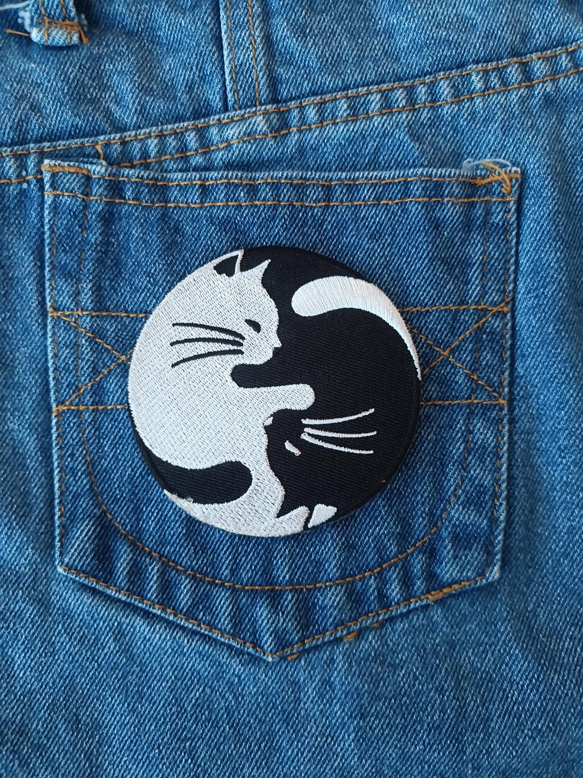 Yin Yang Patch Cartoon Cooles Abzeichen Aufnäher Für Jacken Jeans Mützen T-Shirt Diy Einzigartiges Geschenk von SoCutePatches