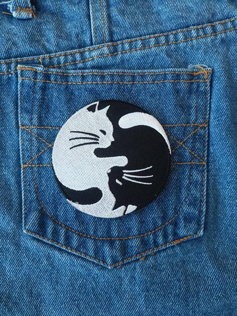Yin Yang Patch Cartoon Cooles Abzeichen Aufnäher Für Jacken Jeans Mützen T-Shirt Diy Einzigartiges Geschenk von SoCutePatches